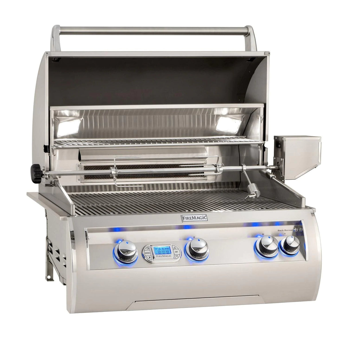 Fire Magic Echelon Diamond E660I 30-Inch Built-In Gas Grill Rotisserie & Digital Thermometer