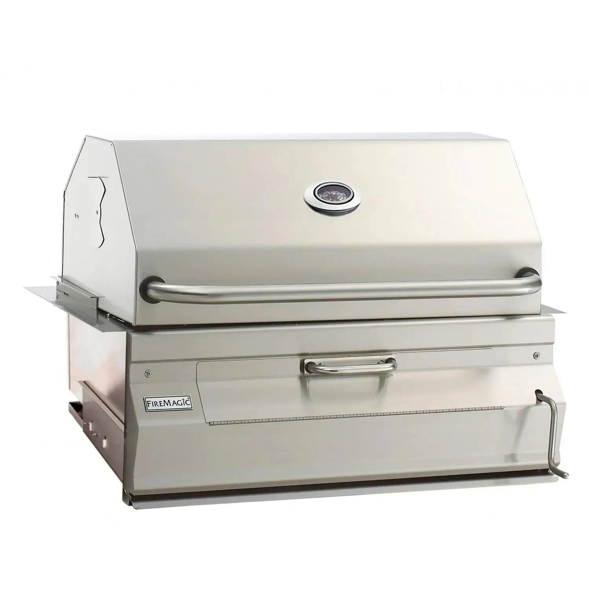 Fire Magic Legacy 30-Inch Built-In Charcoal Grill with Smoker Oven/Hood- 14-SC01C-A