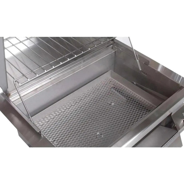 Fire Magic Legacy 30-Inch Built-In Charcoal Grill with Smoker Oven/Hood- 14-SC01C-A