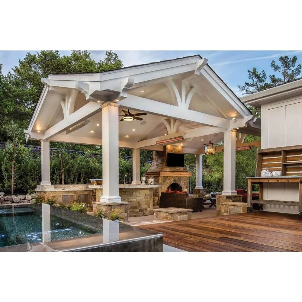 Infratech W-Series 39-Inch 2500W Single Element Electric Infrared Patio Heater - 240V - Stainless Steel