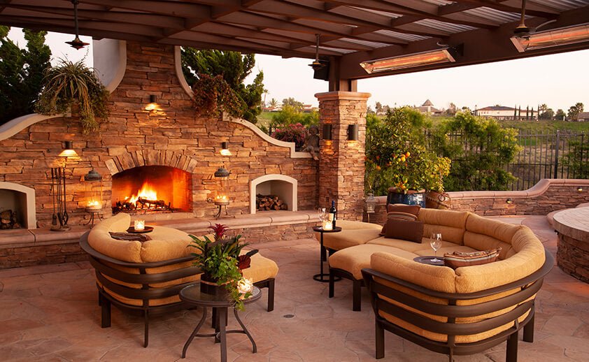 Infratech W-Series 61 1/4-Inch 4000W Single Element Electric Infrared Patio Heater - 240V - Stainless Steel