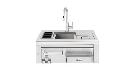 Lynx 30-Inch Built-In Bar Cocktail Station With Sink & Ice Bin Cooler