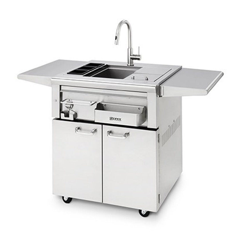 Lynx 30-Inch Freestanding Cocktail Station With Sink & Ice Bin Cooler