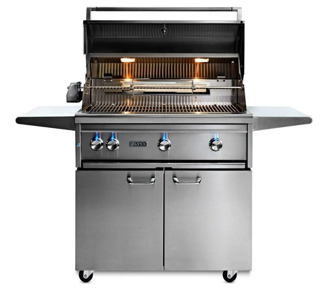 Lynx Professional 36-Inch Propane Gas Grill With One Infrared Trident Burner And Rotisserie - L36TRF-LP