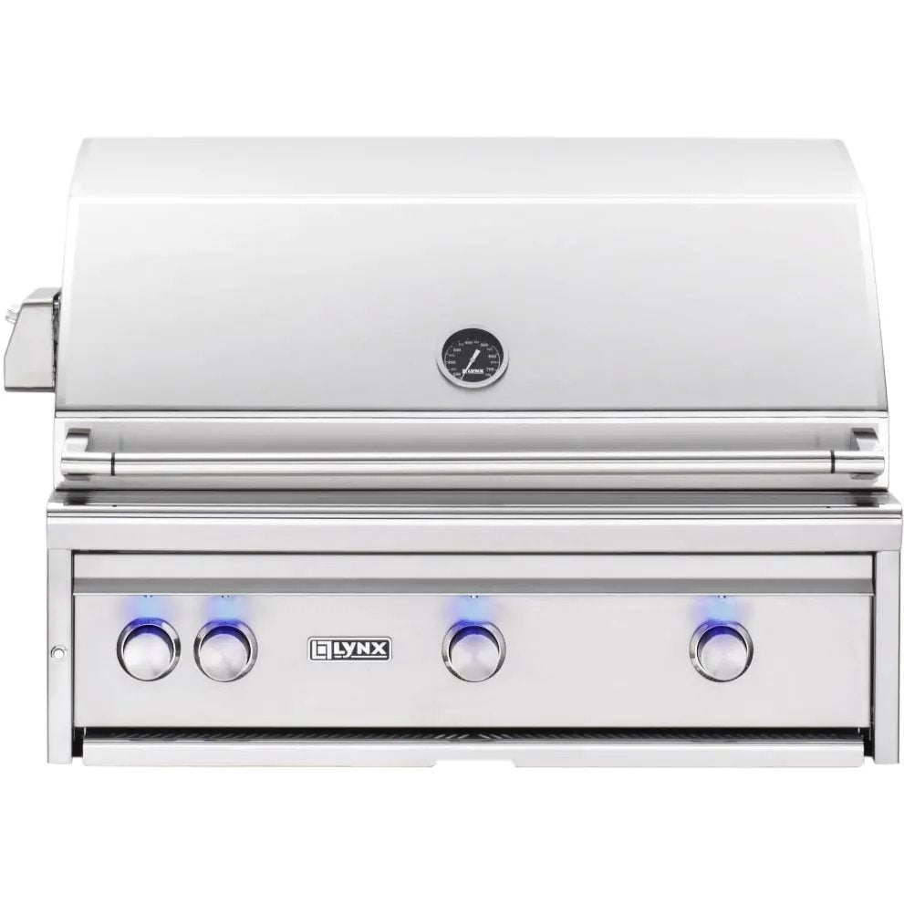 Lynx Professional 42-Inch Built-In All Infrared Trident Natural Gas Grill With Rotisserie - L42ATR-NG