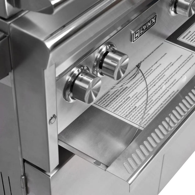 Lynx Professional 42-Inch Built-In All Infrared Trident Natural Gas Grill With Rotisserie - L42ATR-NG