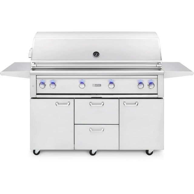 Lynx Professional 54-Inch Natural Gas Grill With One Infrared Trident Burner & Rotisserie - L54TRF-NG