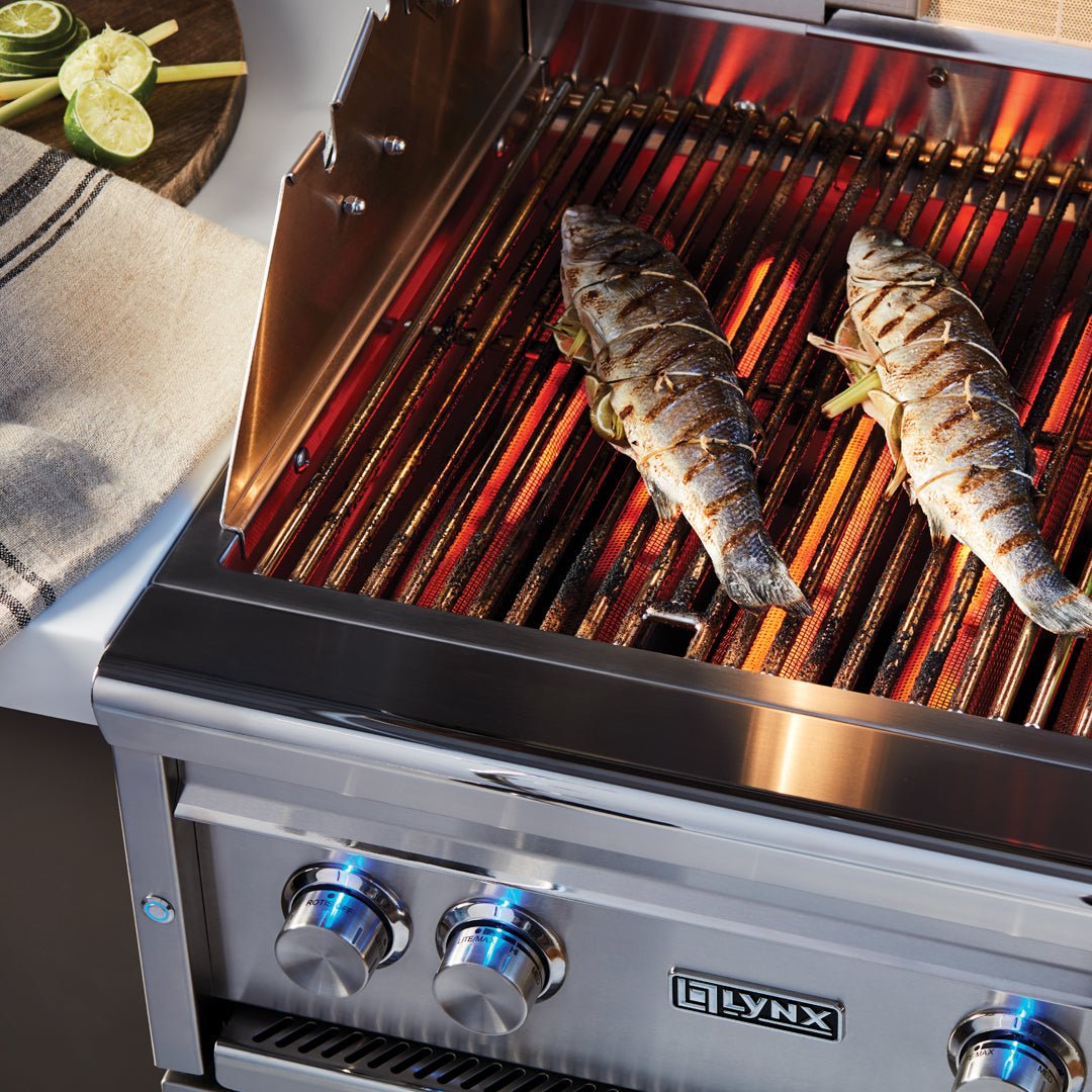 Lynx Professional 54-Inch Natural Gas Grill With One Infrared Trident Burner & Rotisserie - L54TRF-NG