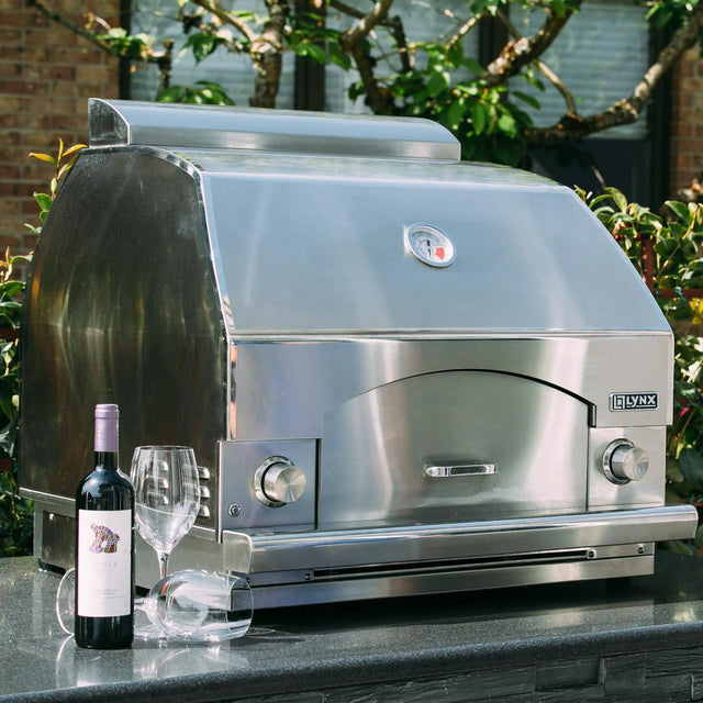 Lynx Professional Napoli 30-Inch Built-In Counter Top Propane Gas Outdoor Pizza Oven - LPZA-LP