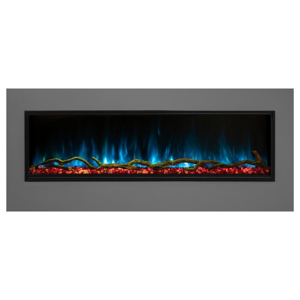 Modern Flames Landscape Pro Slim 44 Inch Built-In Electric Fireplace Recessed Linear Firebox