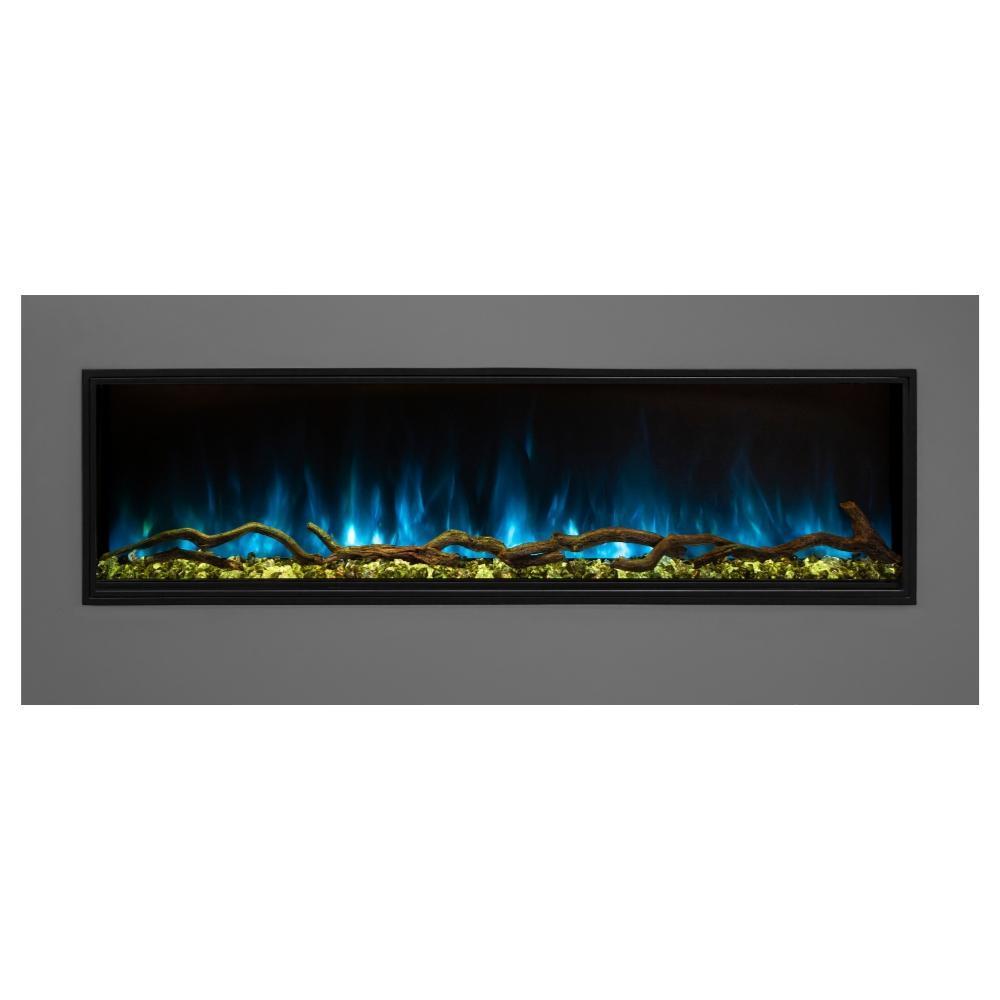 Modern Flames Landscape Pro Slim 68 Inch Built-In Electric Fireplace Recessed Linear Firebox