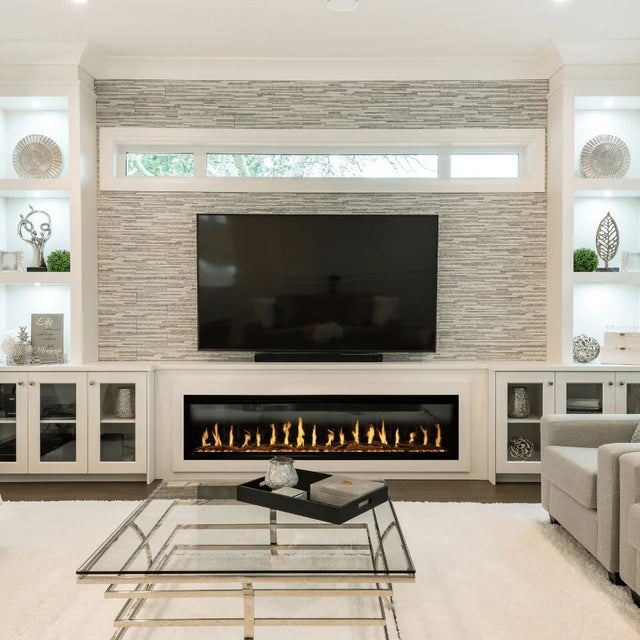 Modern Flames Orion Slim Series 100 Inch Built-In / Wall Mounted Electric Fireplace