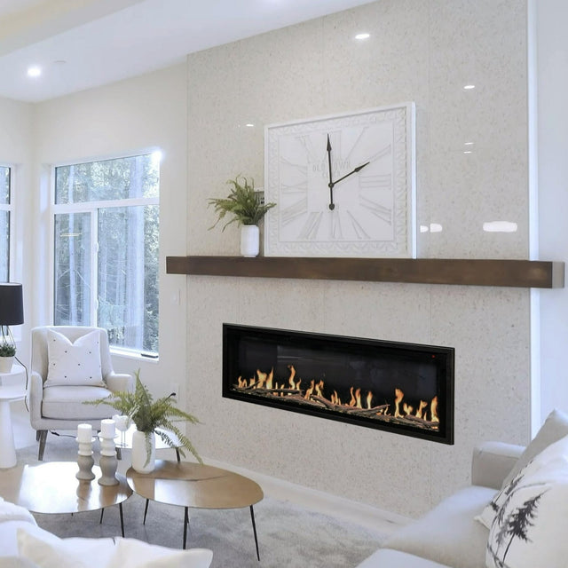 Modern Flames Orion Slim Series 60 Inch Built-In / Wall Mounted Electric Fireplace