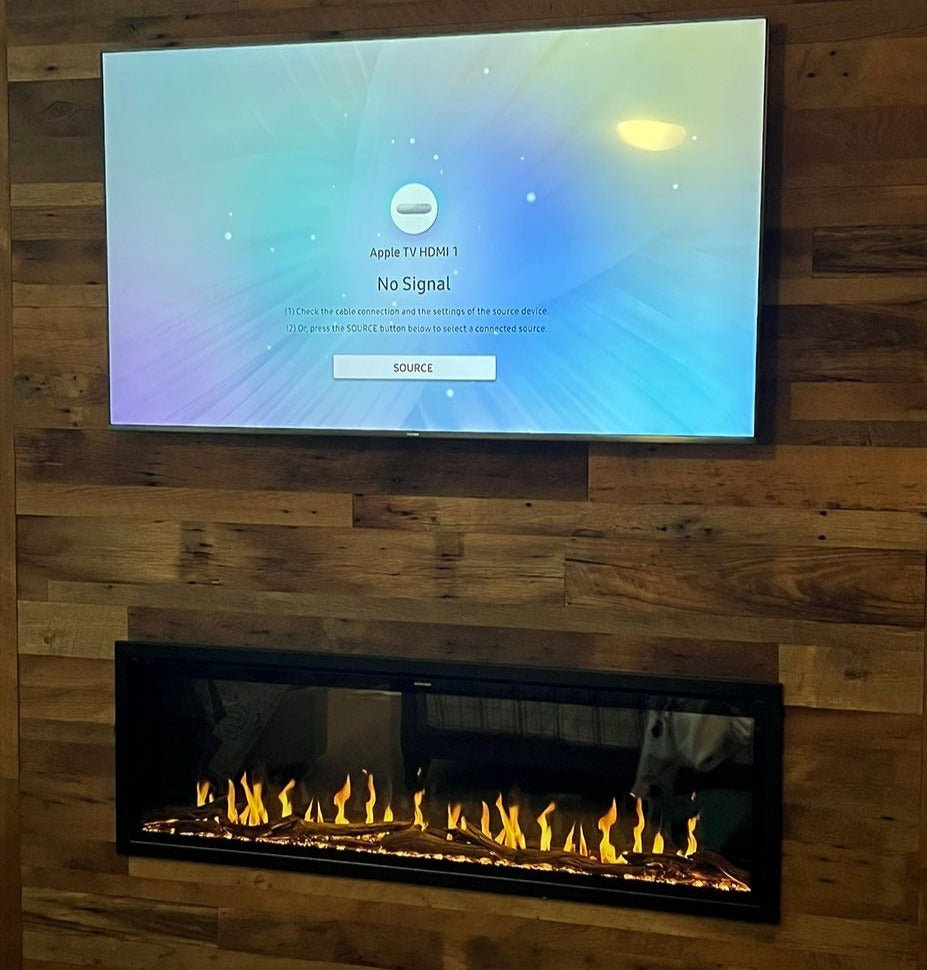 Modern Flames Orion Slim Series 60 Inch Built-In / Wall Mounted Electric Fireplace