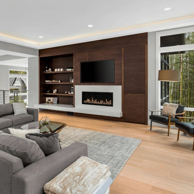 Modern Flames Orion Slim Series 76 Inch Built-In / Wall Mounted Electric Fireplace