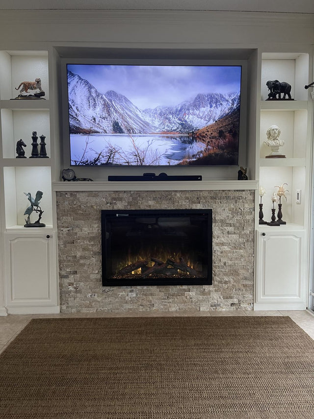 Modern Flames Redstone 54" Built-In Flush Mount Electric Fireplace