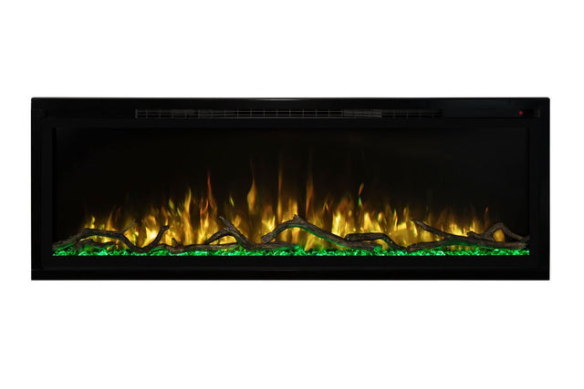 Modern Flames Spectrum Slimline 50 Inch Recessed/Wall Mount Linear Electric Fireplace
