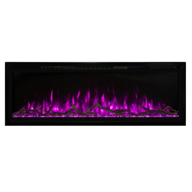 Modern Flames Spectrum Slimline 50 Inch Recessed/Wall Mount Linear Electric Fireplace