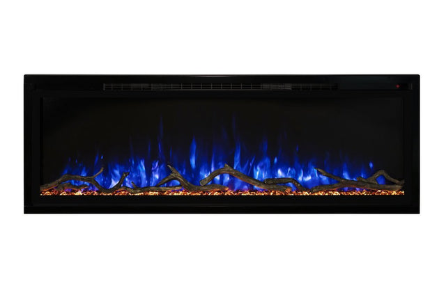 Modern Flames Spectrum Slimline 60 Inch Recessed/Wall Mount Linear Electric Fireplace