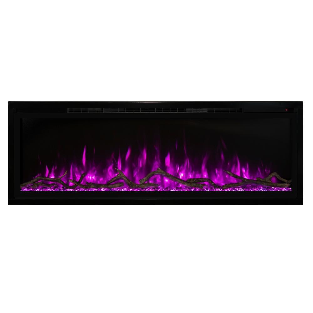 Modern Flames Spectrum Slimline 60 Inch Recessed/Wall Mount Linear Electric Fireplace