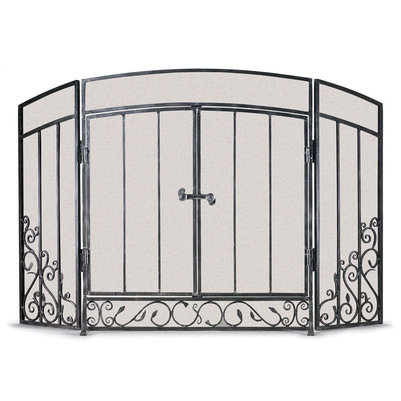 Napa Forge Renaissance 3 Panel Screen With Doors