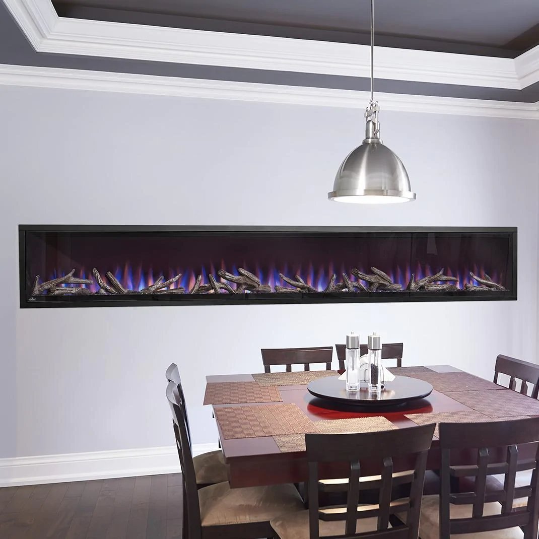 Napoleon Alluravision Deep 100-Inch Wall Mount Electric Fireplace -  NEFL100CHD - Recessed – NYC Fireplaces u0026 Outdoor Kitchens