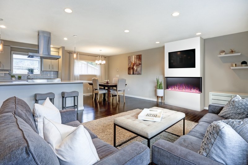 Napoleon Trivista Primis 50 Inch 3-Sided Built-In Electric Fireplace - NEFB50H-3SV