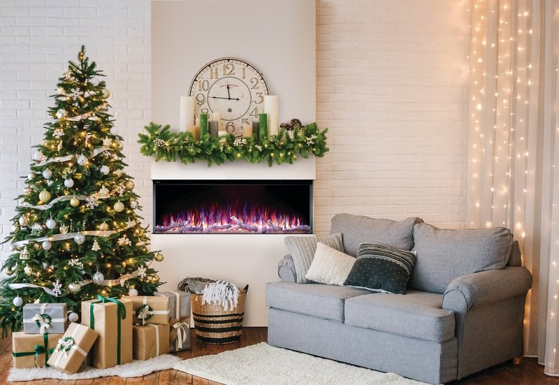 Napoleon Trivista Primis 50 Inch 3-Sided Built-In Electric Fireplace - NEFB50H-3SV