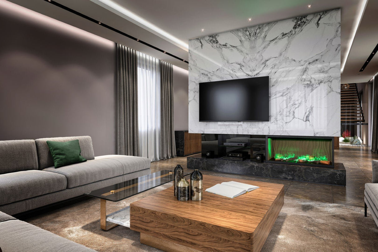 NetZero 40" NZW40B Waterplace Vapor Electric Fireplace