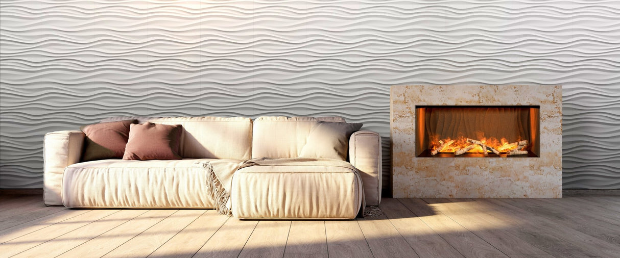 NetZero 40" NZWP40B Waterplace Platinum Vapor Electric Fireplace
