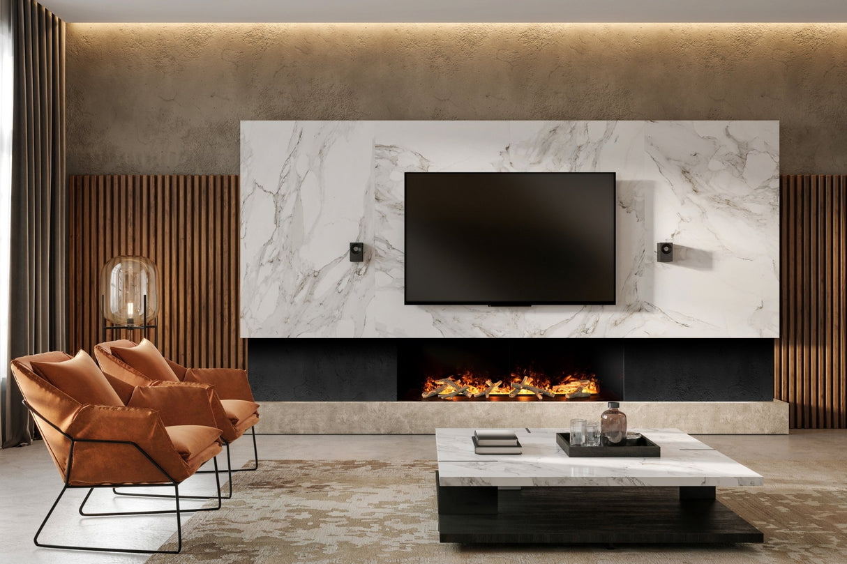 NetZero 40" NZWP40B Waterplace Platinum Vapor Electric Fireplace