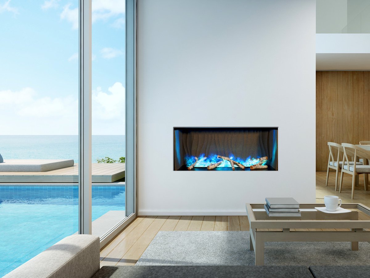 NetZero 40" NZWP40B Waterplace Platinum Vapor Electric Fireplace