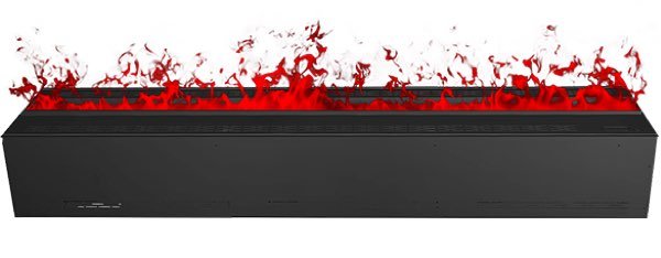 NetZero 60" NZWP60B Waterplace Platinum Vapor Electric Fireplace