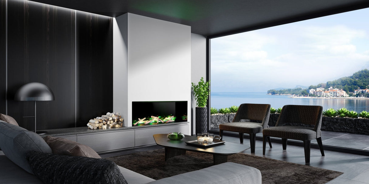 NetZero 60" NZWP60B Waterplace Platinum Vapor Electric Fireplace