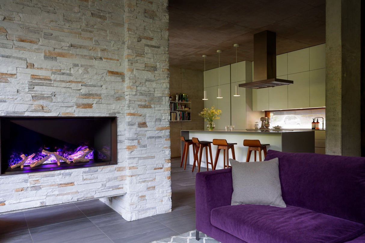 NetZero 60" NZWP60B Waterplace Platinum Vapor Electric Fireplace