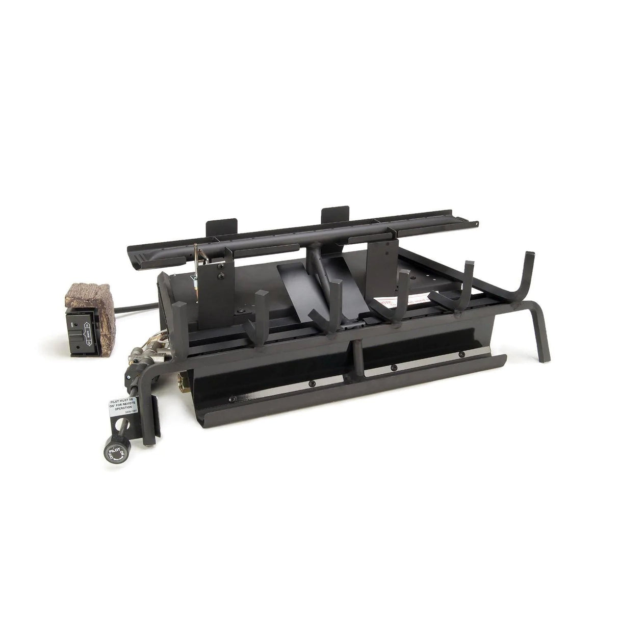 Peterson Real Fyre Mountain Crest Oak Gas Log Set With Vented ANSI Certified G31 Triple-Tier Burner