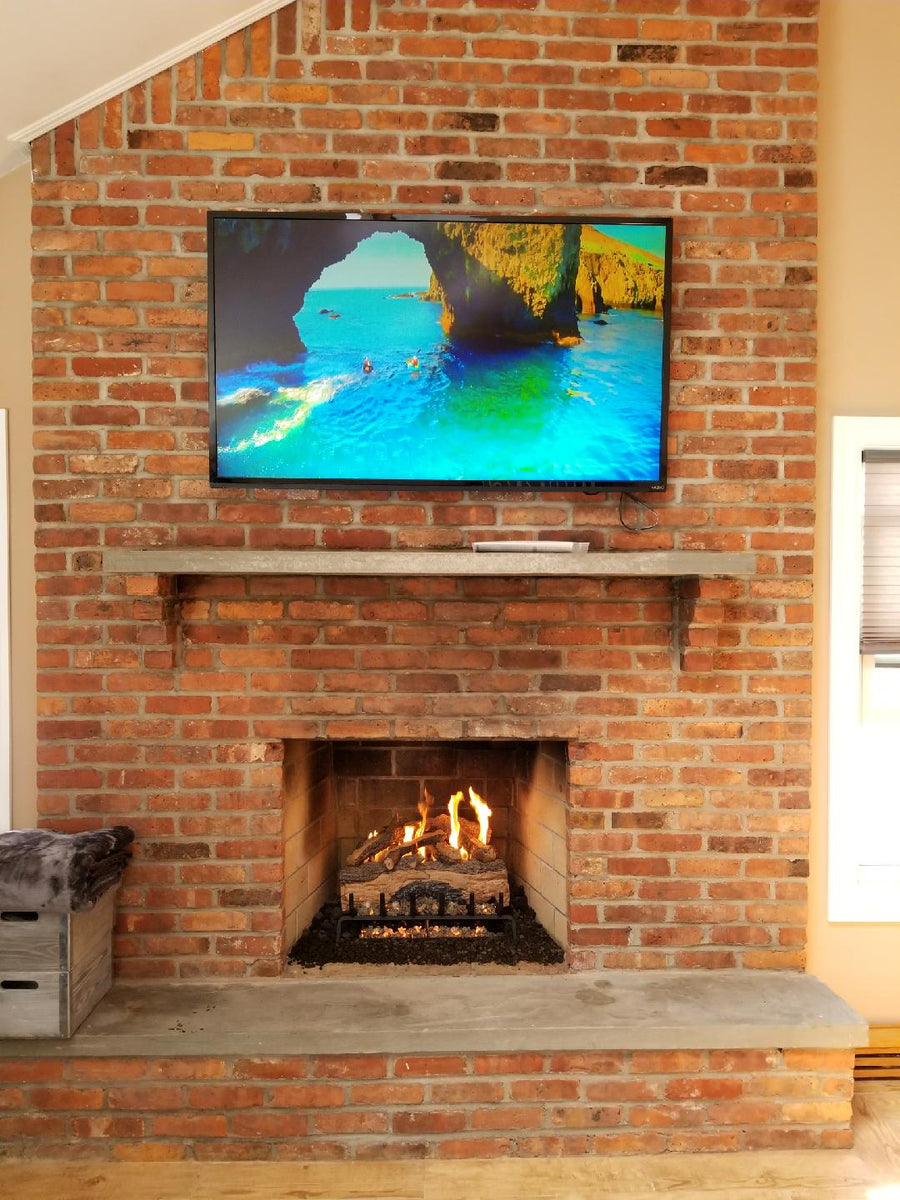 Peterson Real Fyre Mountain Crest Split Oak Gas Log Set With Vented ANSI  Certified G31 Triple-Tier Burner – NYC Fireplaces u0026 Outdoor Kitchens