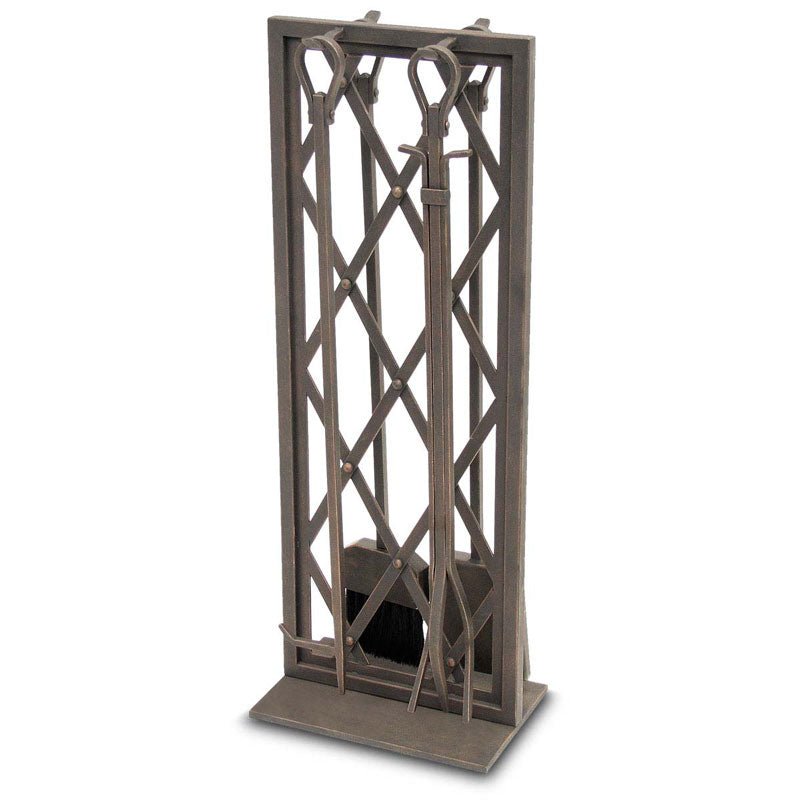 Pilgrim 5 Piece Distressed Bronze Iron Weave Tool Set