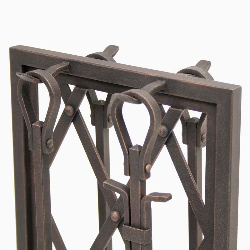 Pilgrim 5 Piece Distressed Bronze Iron Weave Tool Set