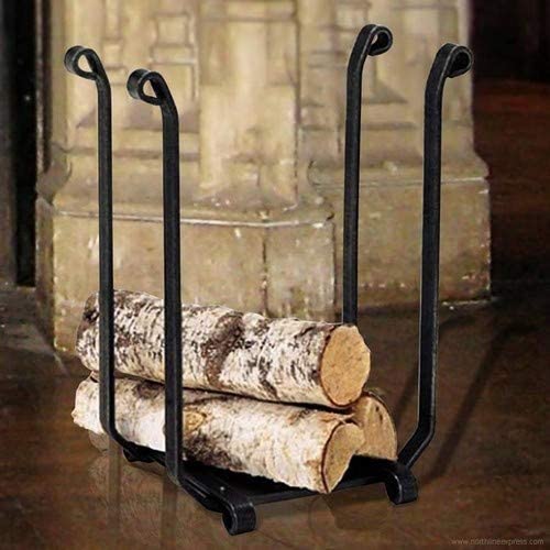 Pilgrim Blacksmith Vintage Iron Wood Holder - 22 Inch x 23 Inch x 13 Inch