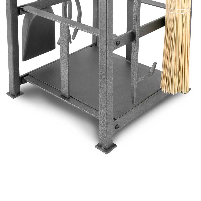Pilgrim Craftsman Indoor Firewood Rack and Tool Set - Vintage Iron