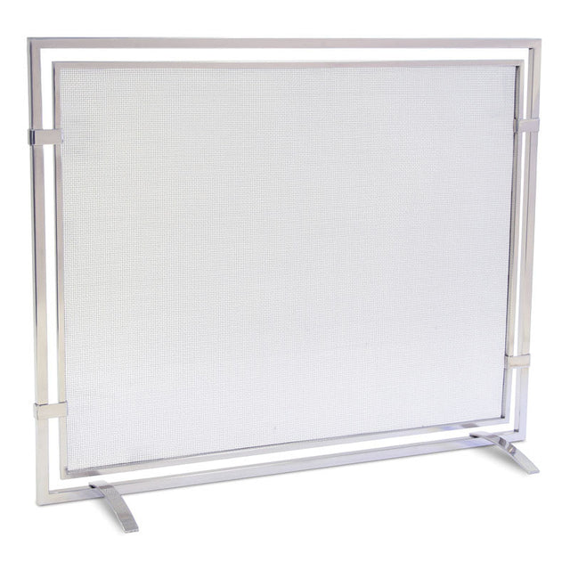 Pilgrim Single Panel Sinclair Screen - Polished Nickel