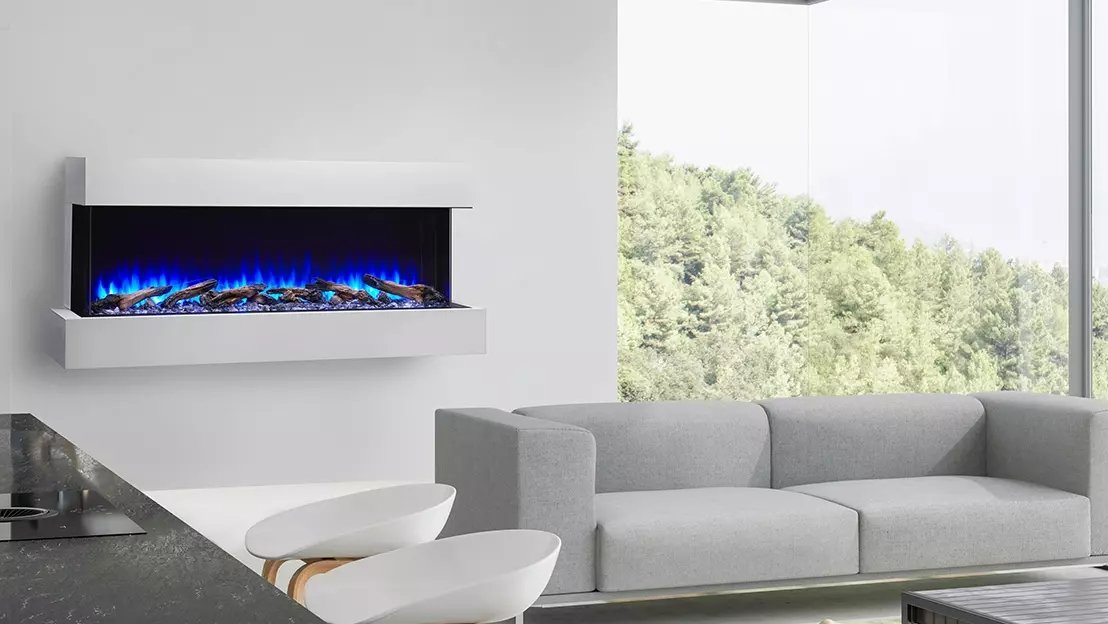 SimpliFire Scion Trinity 55 Inch 3-Sided Linear Electric Fireplace