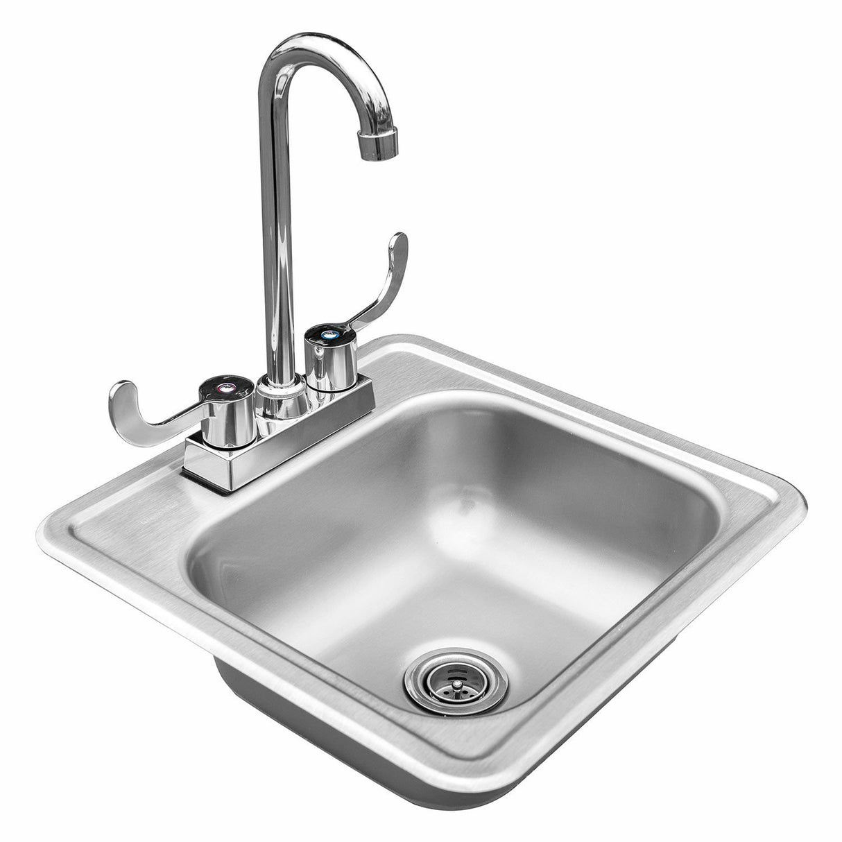 Summerset 15" Drop-in Sink & Hot/Cold Faucet