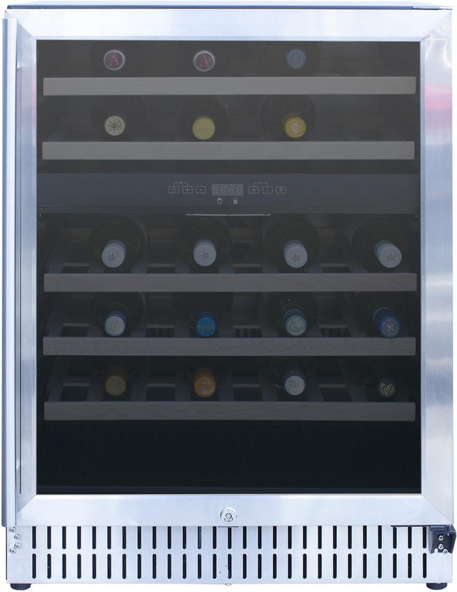 Summerset 24" Outdoor Rated Dual Zone Wine Cooler