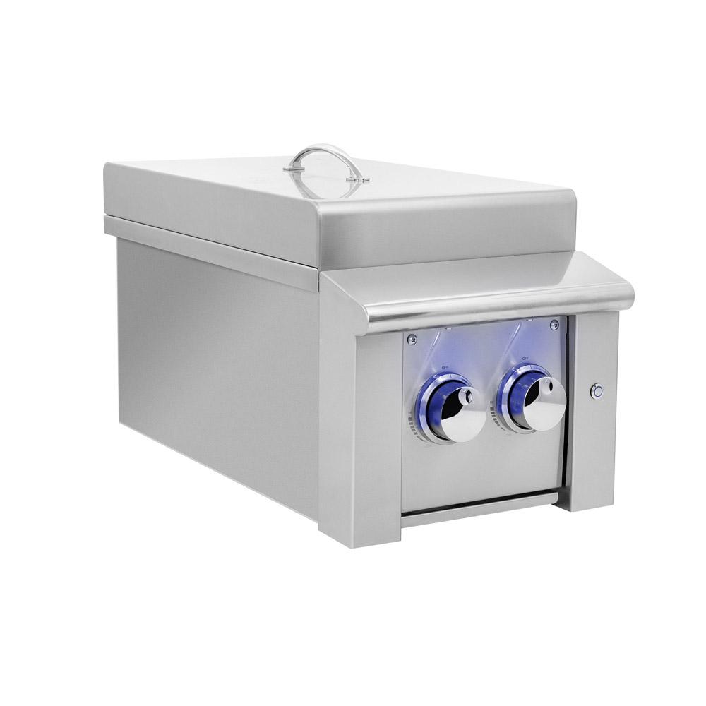 Summerset Alturi Double Side Burner w/ LED Illumination – NYC Fireplaces u0026  Outdoor Kitchens