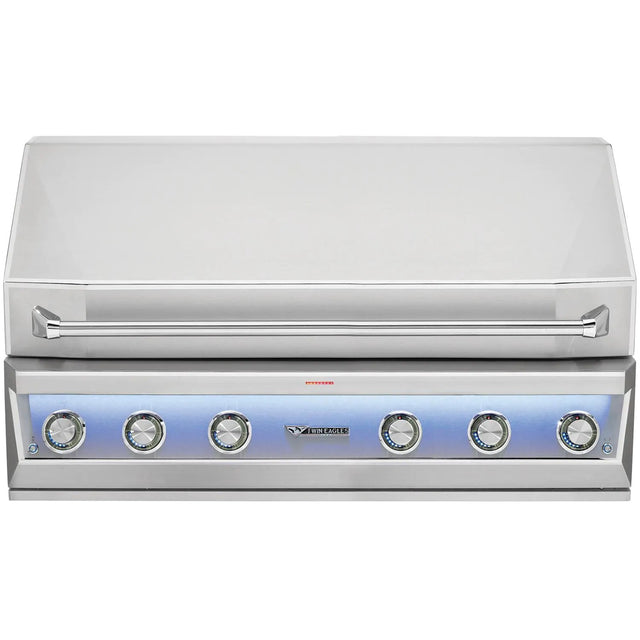 Twin Eagles Eagle One 54-Inch 4-Burner Built-In Gas Grill with Sear Zone & Two Infrared Rotisserie Burners