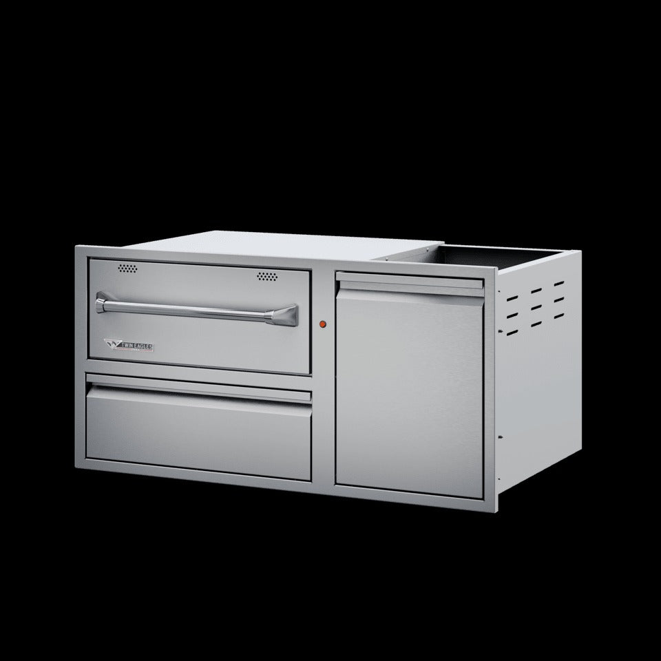 Twin Eagles TEWD42C-C Warming Drawer Combo, 42x20.75-Inch