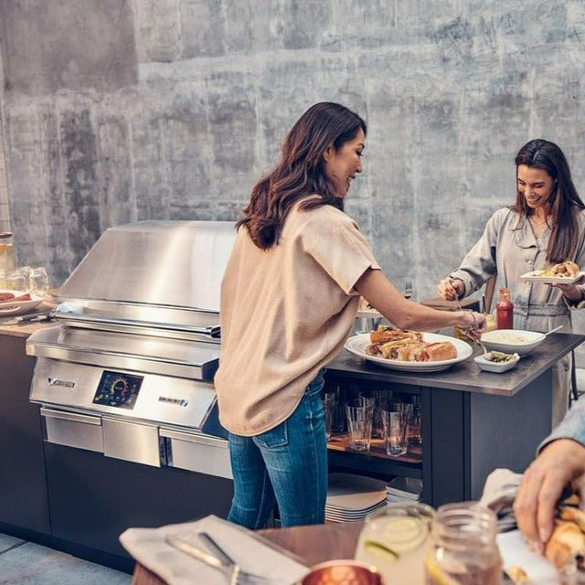 Twin Eagles Wi-Fi Controlled 36-Inch Built-In Stainless Steel Pellet Grill and Smoker with Rotisserie