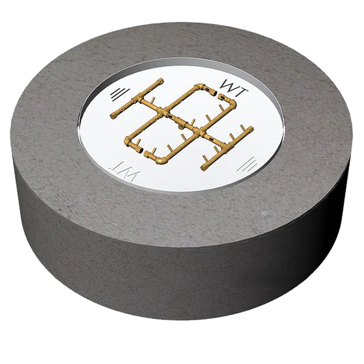 Warming Trends Crossfire 60 Inch x 18 Inch Circular Ready-to-Finish Fire Pit Kit